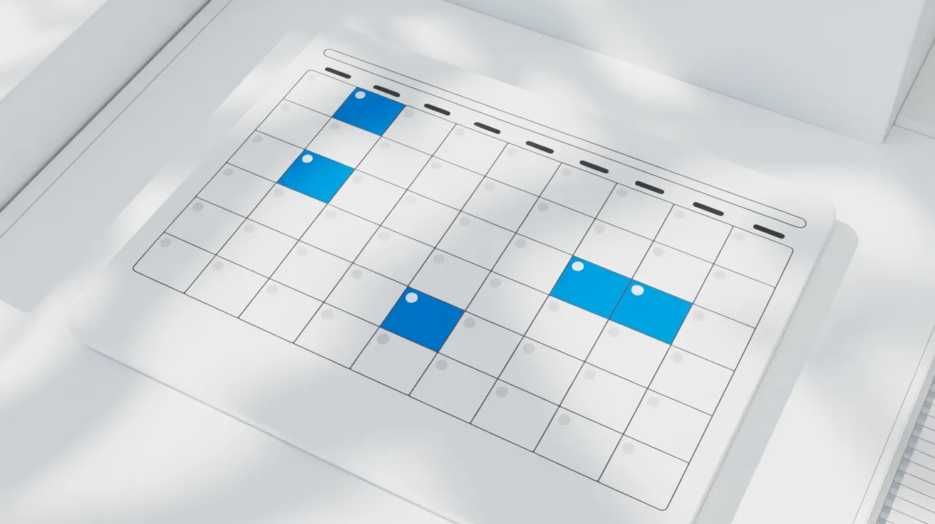 AI appointment booking agent filling a service business calendar