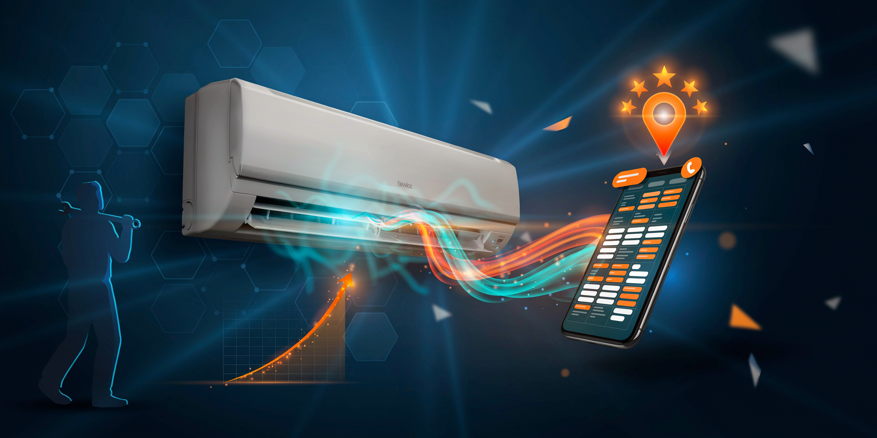 Guide to HVAC marketing covering local SEO, website, Google Ads, reviews, and follow-up